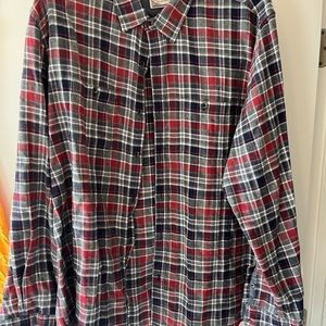 Flag and Anthem Flannel shirt and Mauldin crew neck -2 shirts